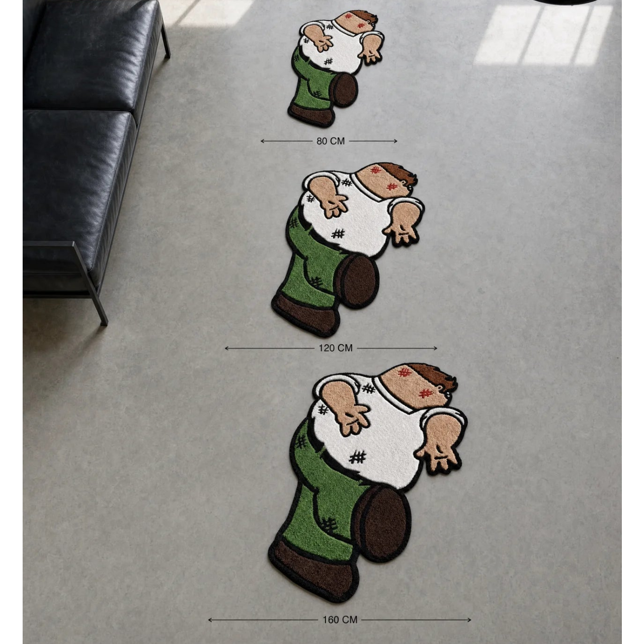 Peter Griffin Tufted Wool Rug | Family Guy Collection — MONTVNA