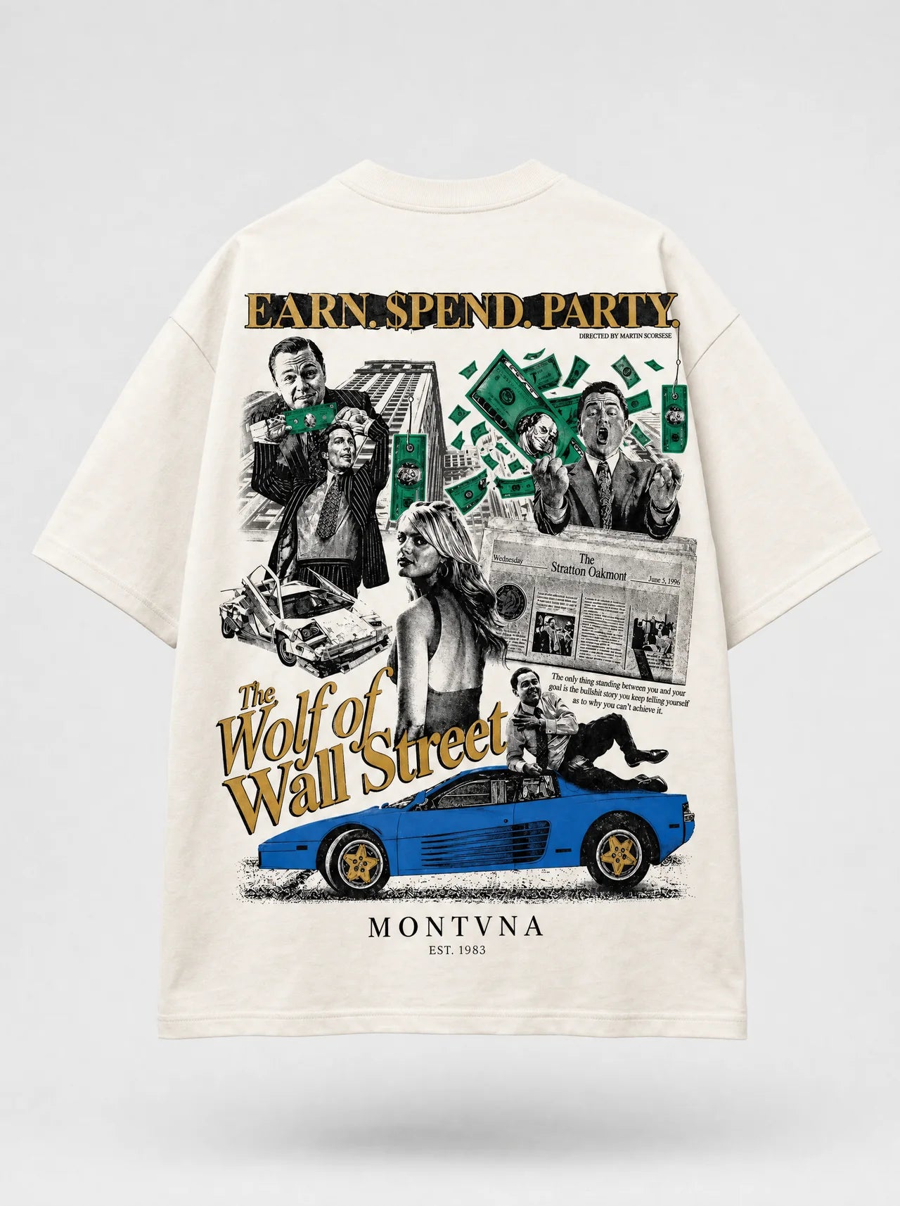 Earn Spend Party Tee