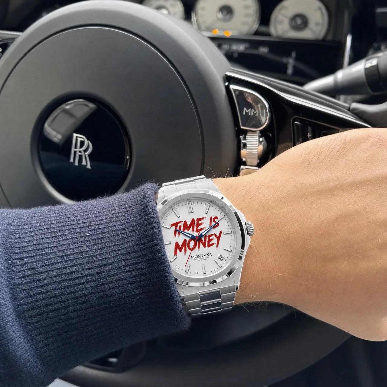 Time Is Money — Stainless Steel Watch MONTVNA