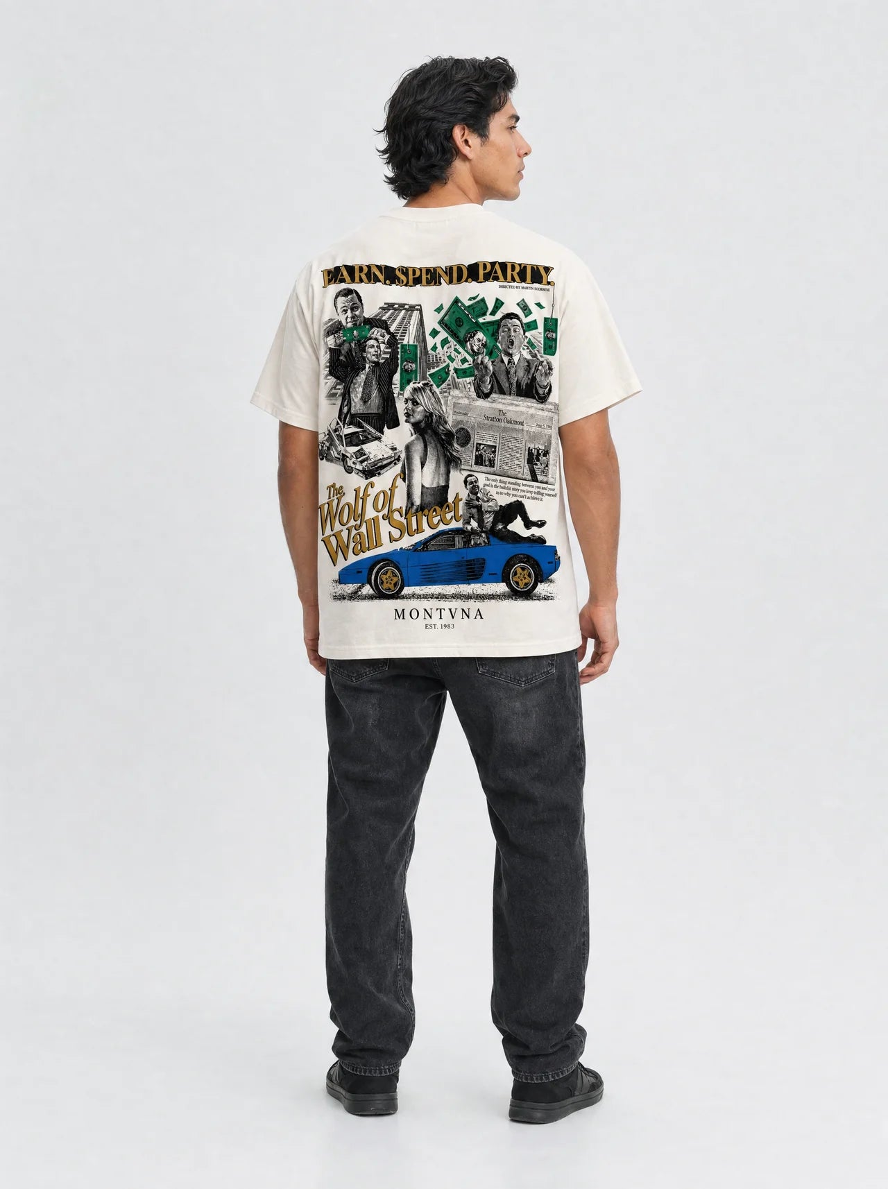 Earn Spend Party Tee