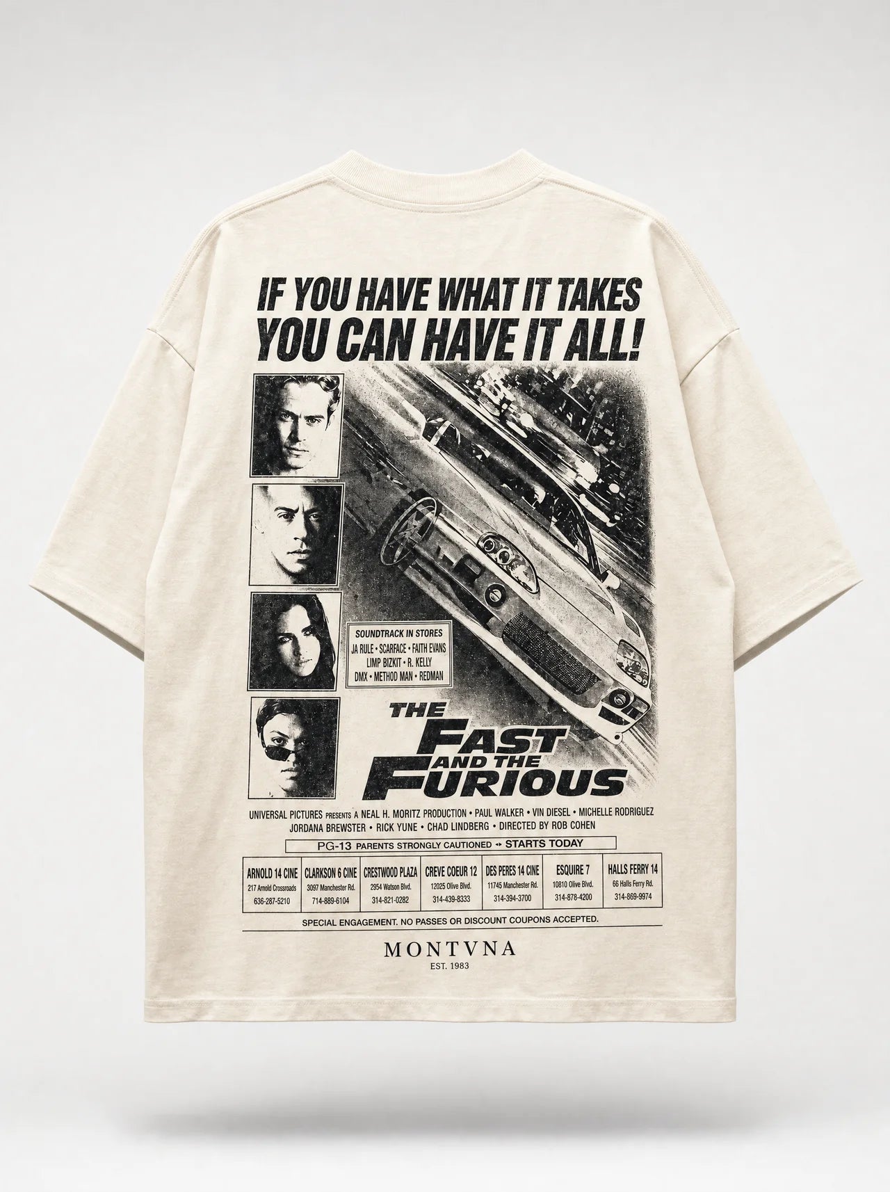 Fast & Furious Newspaper Tee